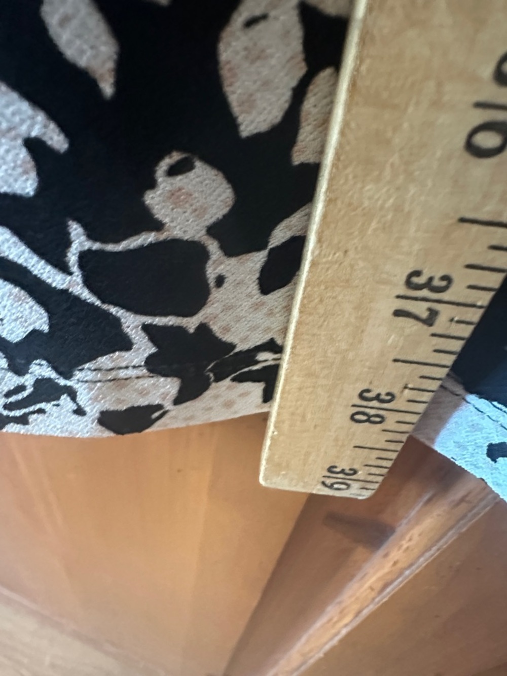 Nine West Black & White Floral Wrap Dress L - Picture 5 of 7